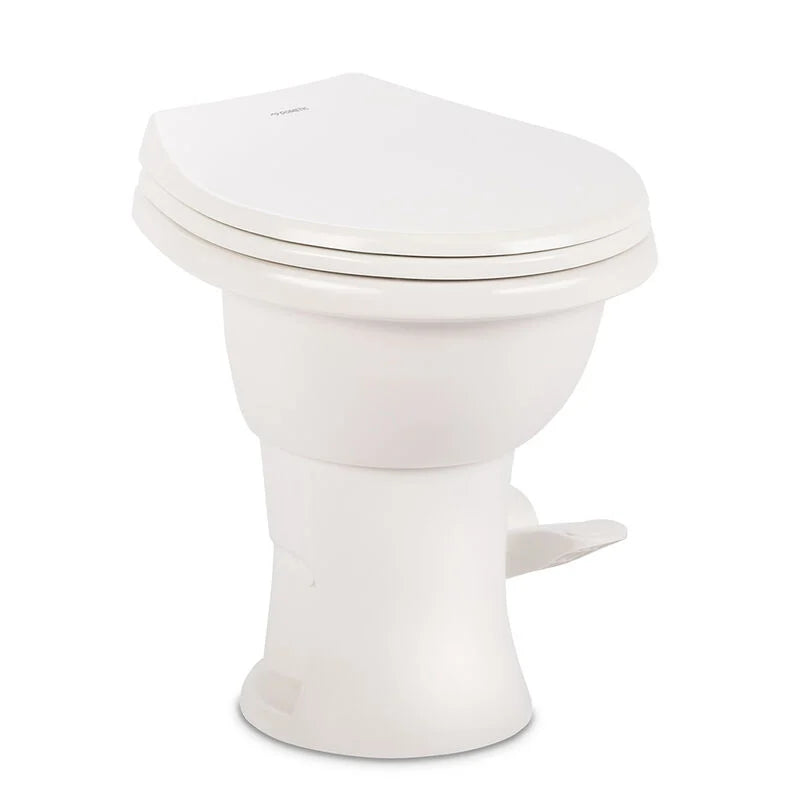 Dometic Model 410 Complete RV Toilet – Standard Height Porcelain Bowl (White)