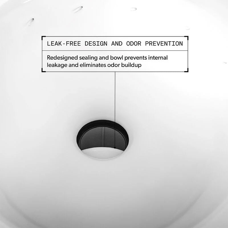 Dometic Model 410 Complete RV Toilet – Standard Height Porcelain Bowl (White)