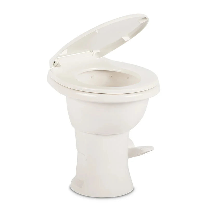Dometic Model 410 Complete RV Toilet – Standard Height Porcelain Bowl (White)